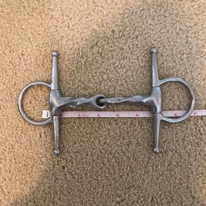 Pony Tack 4.5" Slow Twist Full Cheek Snaffle Bit